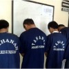 Tersangka pengguna sabu diamankan di Mapolres Kuningan. 